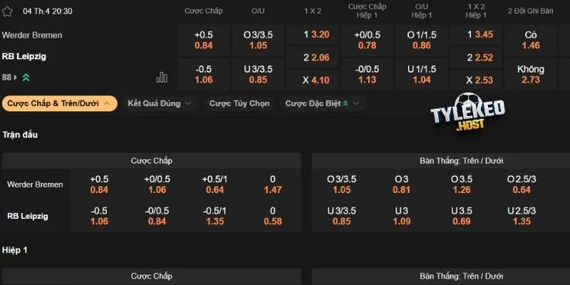 Soi kèo hôm nay Bremen vs RB Leipzig