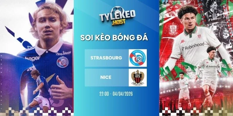Soi tỷ lệ kèo nhà cái Strasbourg vs Nice - Ligue 1, 04/04/2026